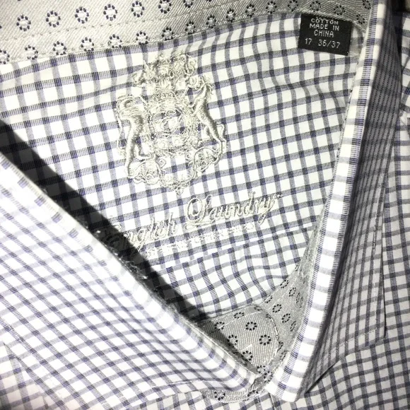 English Laundry Button Down Dress Shirt  100% Cotton - Picture 5 of 10